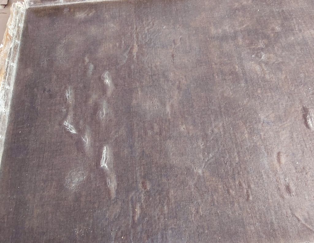 Dipinto di Mancini collezione privata, foderatura a cera fatta nel precedente restauro si possono vedere dei distacchi che il sedicente restauratore aveva nascosto con una tela nuova non incollata al dipinto ma solo fissata al telaio